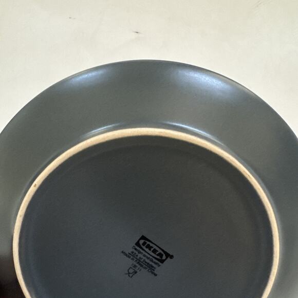 Set of 2 IKEA of Sweden Salad Plates 12011 MATTE Gray MCM Modern - Picture 5 of 9